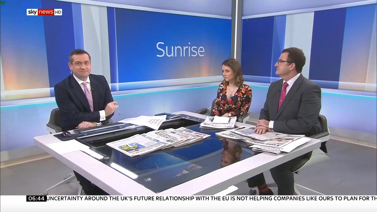 04 February - 06.00.00 - Sunrise. Sarah-Jane Mee with an engagin