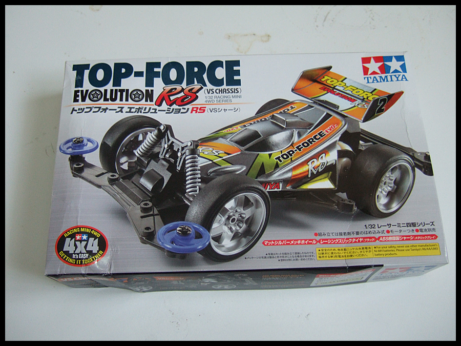 Tamiya Mini 4WD TOP-FORCE EVOLUTION RS (VS CHASSIS) 1/32 &ndash; Kit 18076