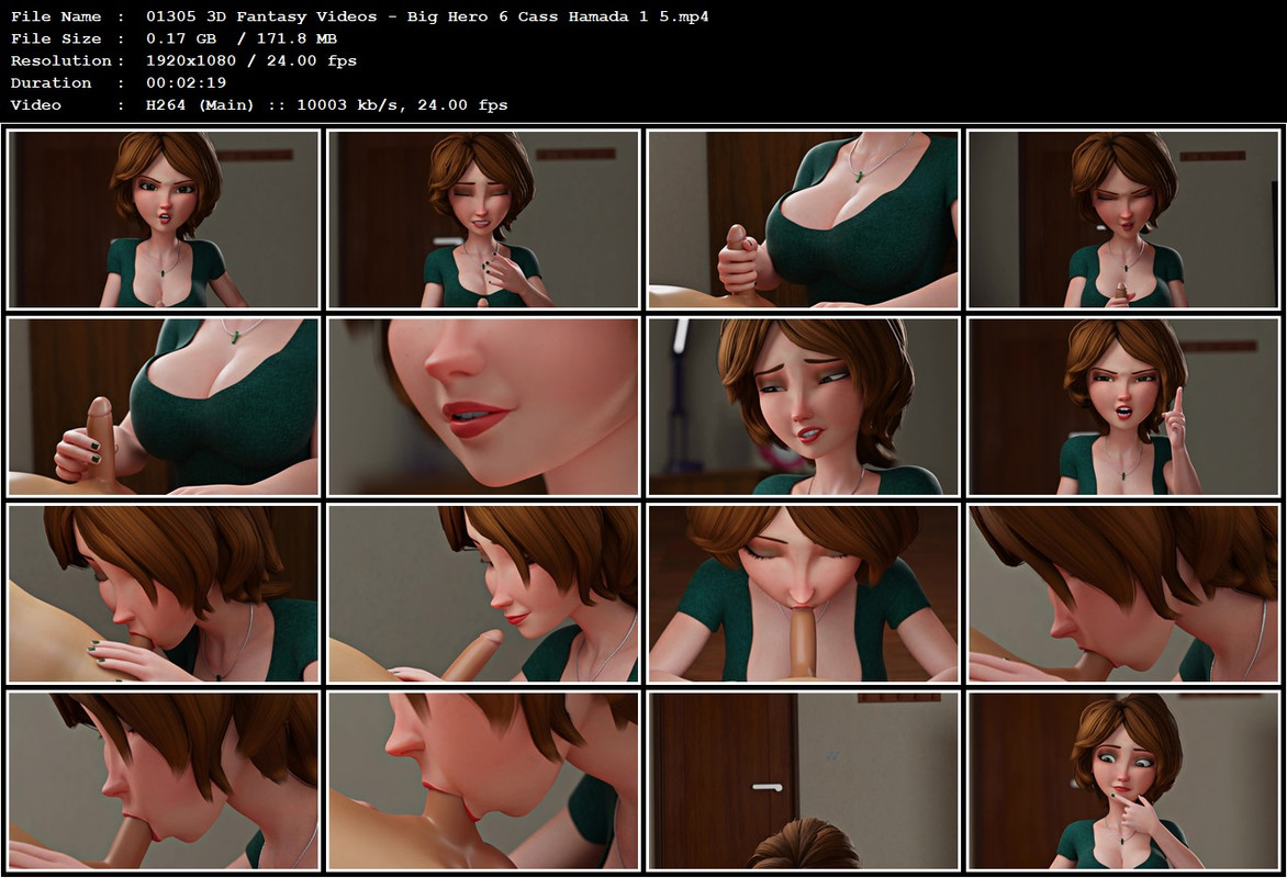 01305 3D Fantasy Videos - Big Hero 6 Cass Hamada 1 5.mp4