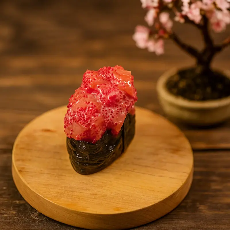 Гункан Лосось спайси