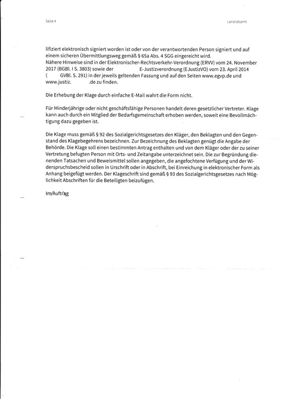 Antwort JC anonym Widerspruch Bescheid halbjährlich 4