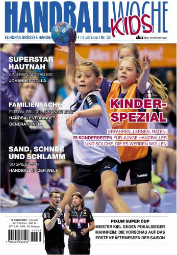 Cover: Handballwoche Kids Magazin No 33 vom 15  August 2023