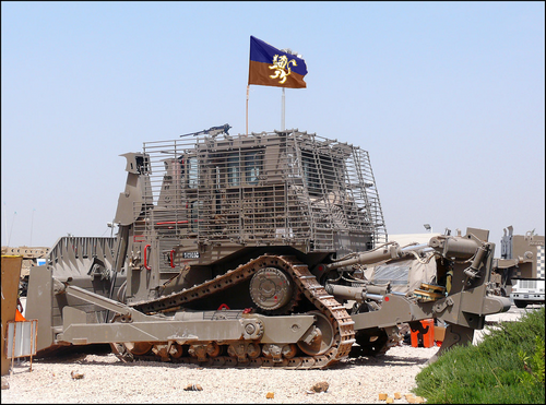 Bulldozer de l'Armée Nationale du Pontarbello Libre
