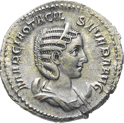 Glosario de monedas romanas. PEINADOS. 22