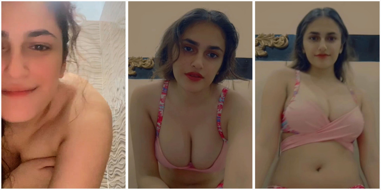Desi girl showing her huge boobs nude video