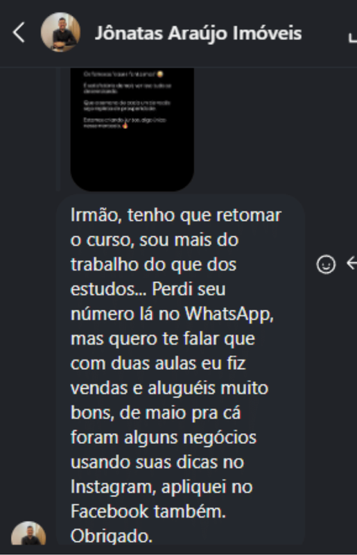 Depoimento de cliente 19