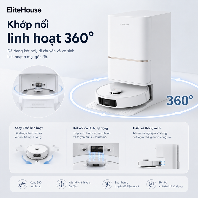 Khớp nối linh hoạt 360 độ