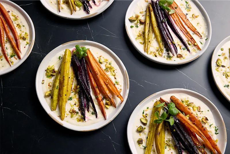 New Flagship Lounge dish