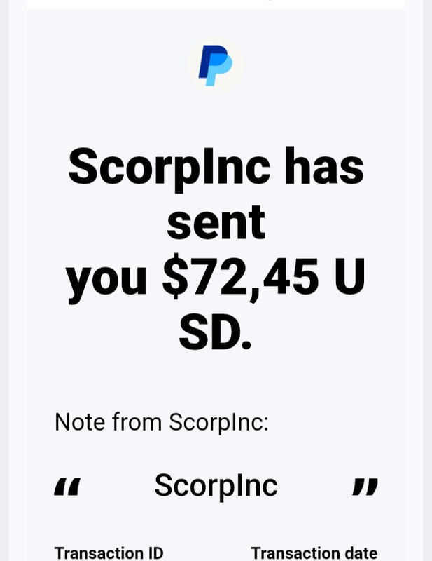 Proof of Payment
