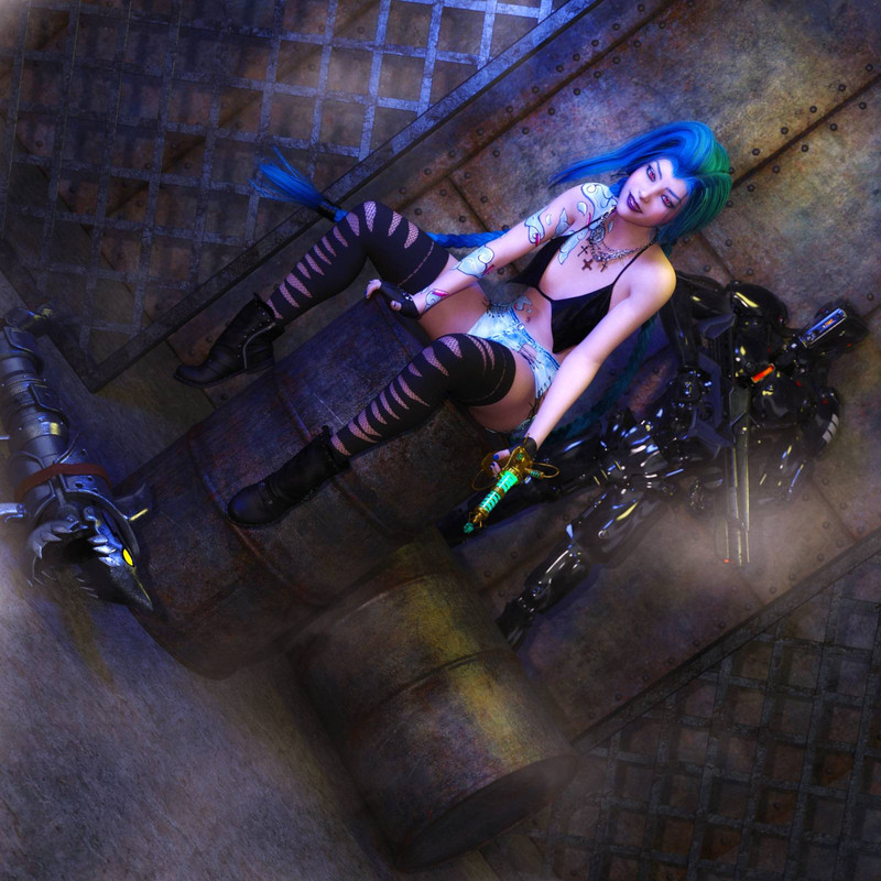 CW_Jinx for Genesis 8 Female CW_Jinx for Genesis 8 Female