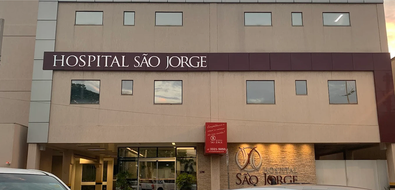Fachada do Hospital São Jorge em Barretos