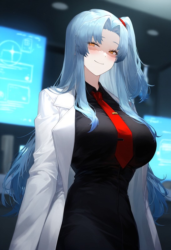 1girl,angela (project moon),aged up, artistcg,depth of field,shiny skin, blush, s-3141279702