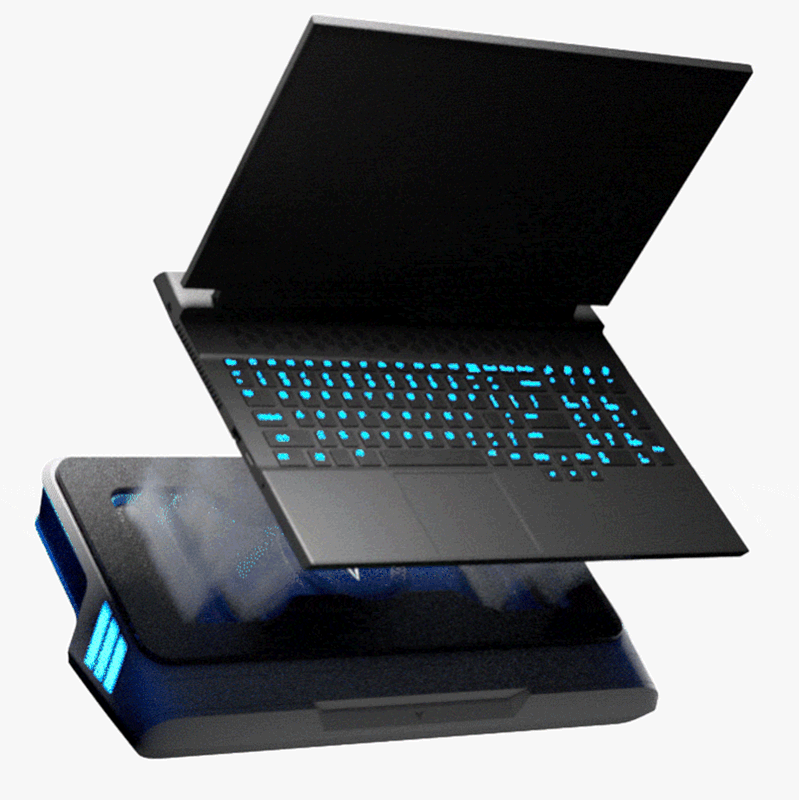 『飛智BS1』超靜音壓風式筆電散熱器