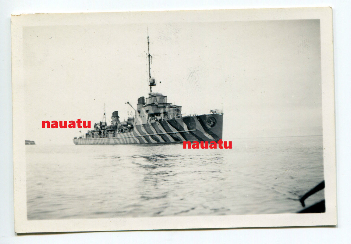 Foto Norwegen Marine Schiff deut. Zerstörer in T