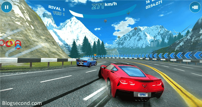 Gambaran dari game Asphalt Nitro