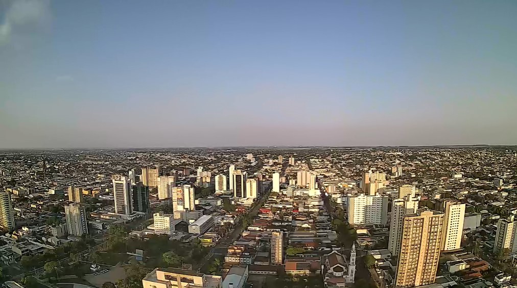 Campo Grande nesta manhã de segunda-feira