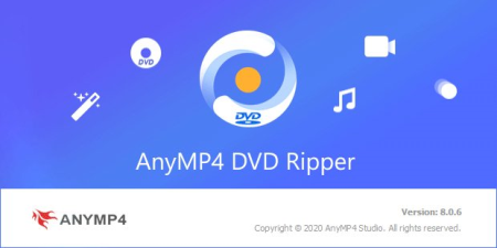 AnyMP4 DVD Ripper v8.0.52 (x64) Multilingual