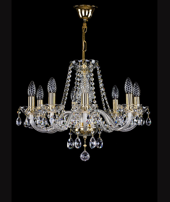 Люстра Artglass S series S-CH-GA-0002-008-PB-CE