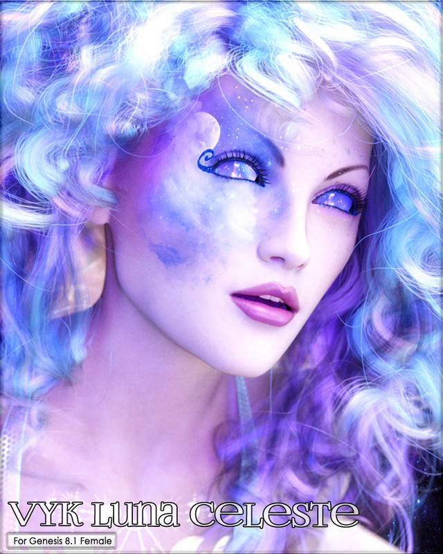 VYK Luna Celeste for Genesis 8.1 Female VYK Luna Celeste for Genesis 8.1 Female