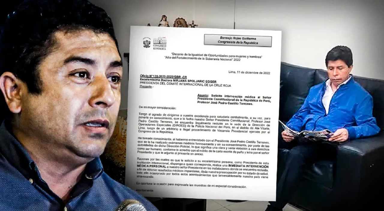 Pedro Castillo teme por su vida y pide ayuda a la Cruz Roja de Perú