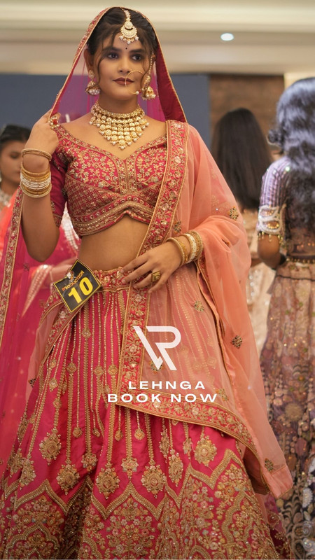 Bridal lehenga on rent Kanpur — VR Lehnga