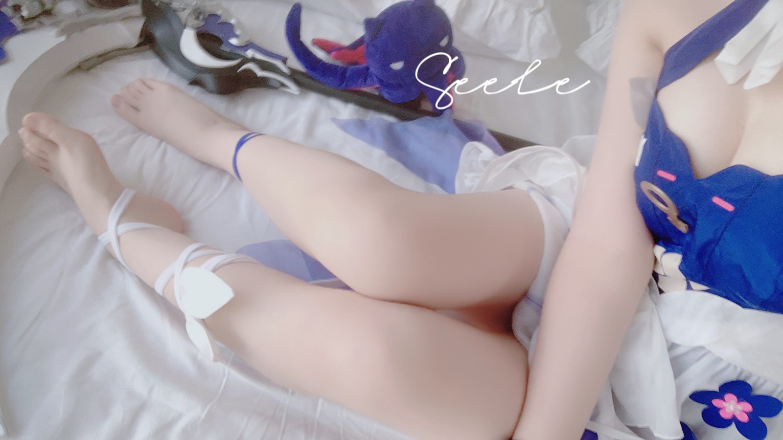 Seele麦麦彼岸浪花 Cosplay｜经典希儿海边高清写真（82P-460MB插图3