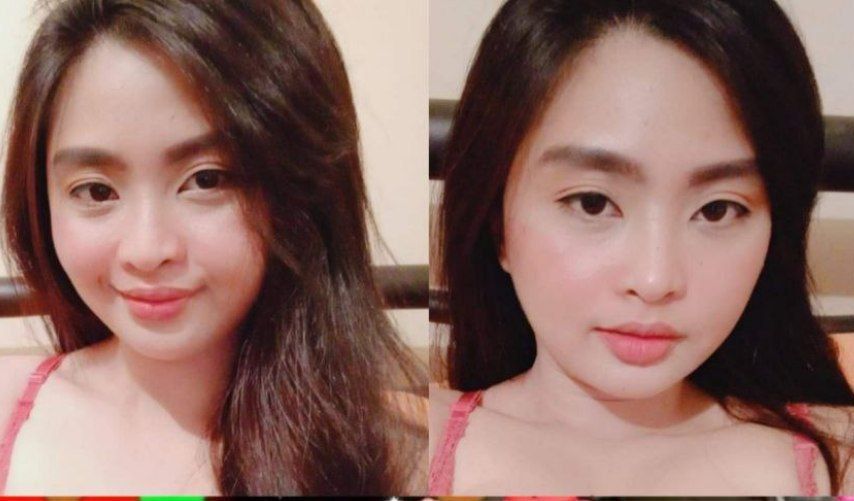 Hot nepali girl boyfriend rubbing her boob and licking
