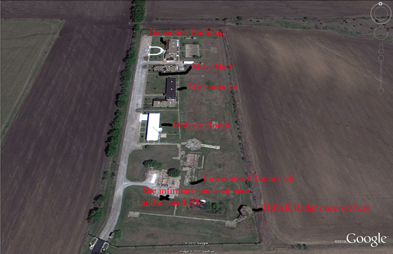 Radar and Living section up the road