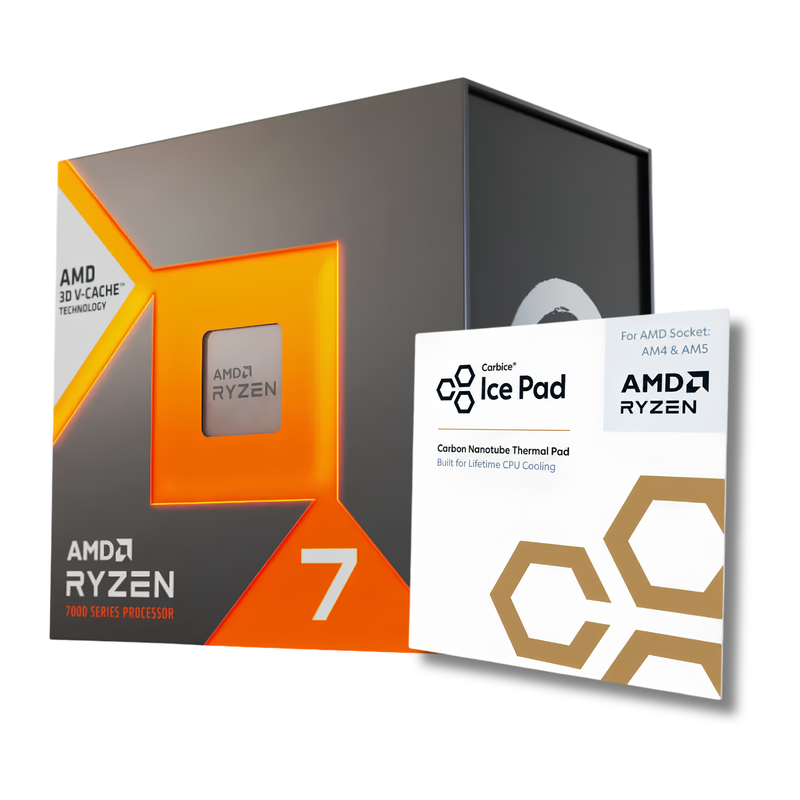 Procesador AMD Ryzen 7 7700X3D 4.5GHz AM5 + ICE PAD