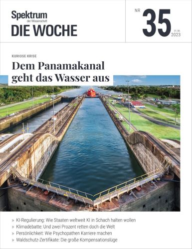 Cover: Spektrum Die Woche No 35 vom 01  September 2023