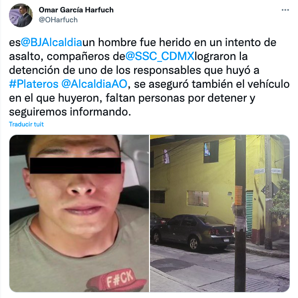 Detiene al sujeto que disparó contra familiar del embajador de México en Bélgica