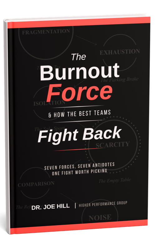 The Burnout Force monograph by Dr. Joe Hill