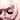Doll pixel with "love" blinking at the top