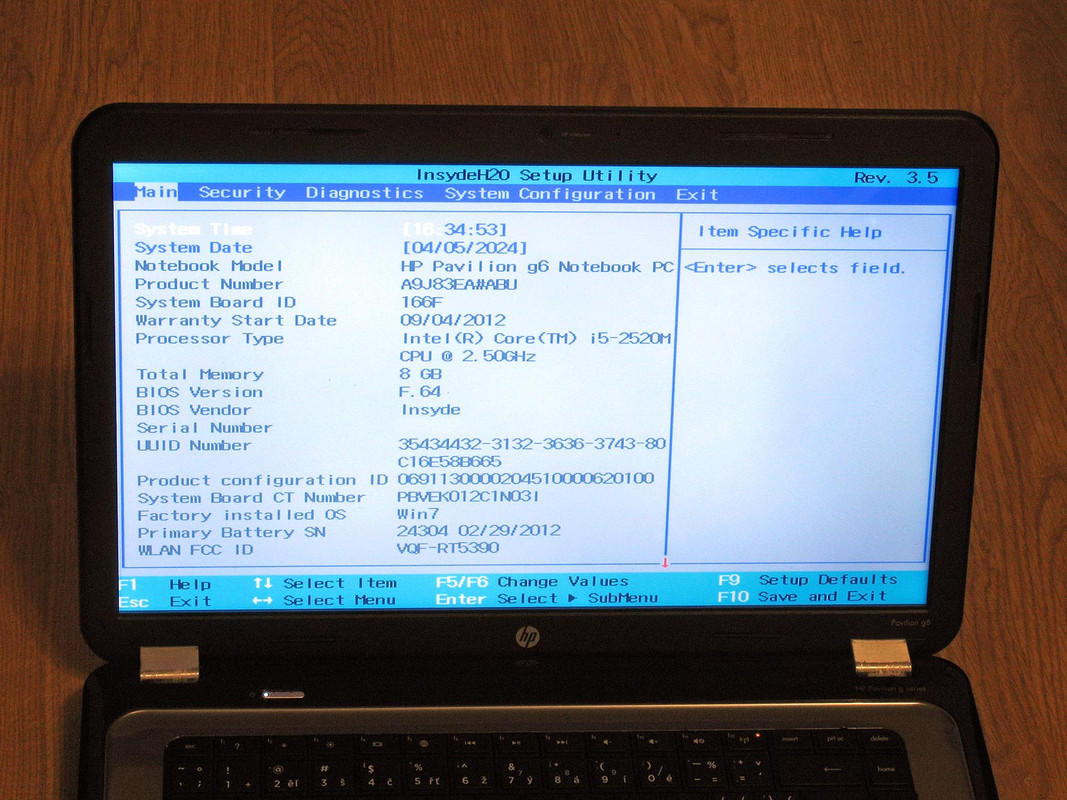 P: HP Pavilion g6-1371ea