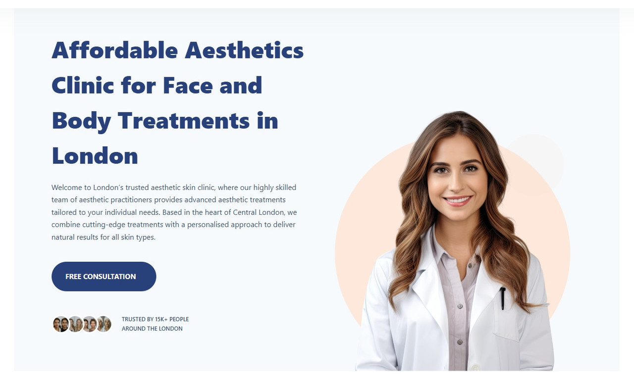  Sciencebeauty affordable aesthetics banner with practitioner image.