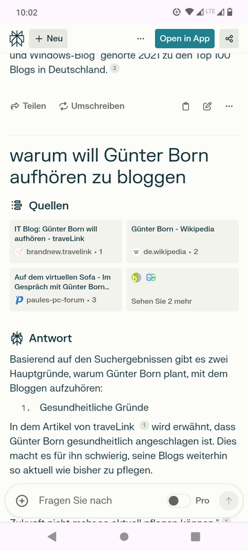 Infos über Günter Born