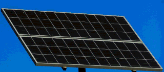 Un panneau solaire 