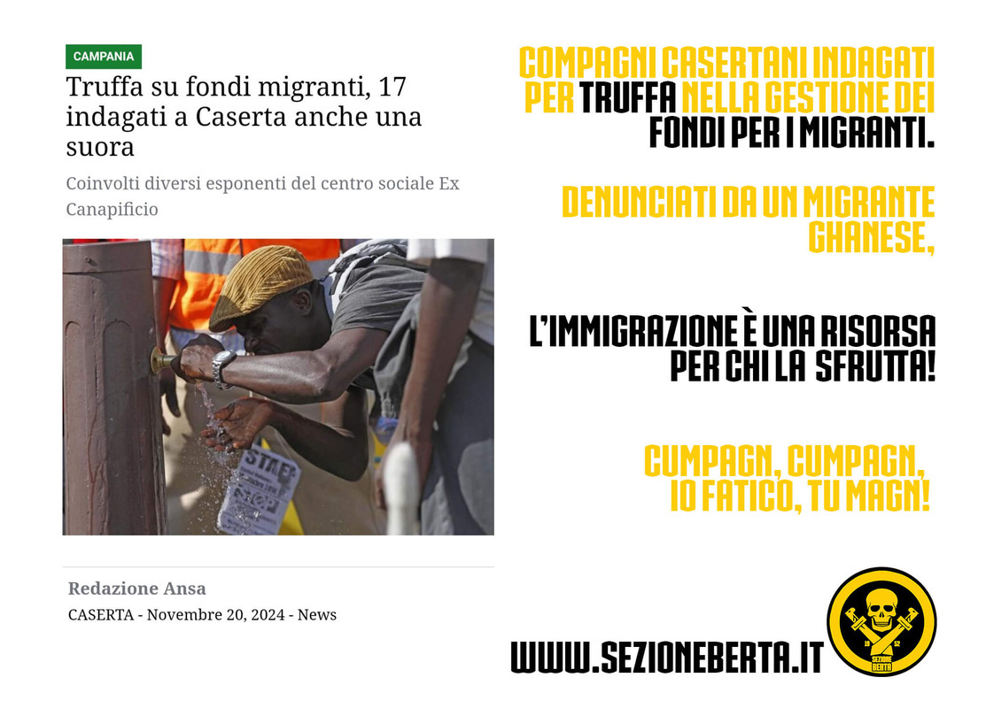 L’immigrazione è una risorsa per chi la sfrutta!