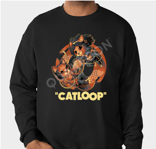 CATLOOP Fundraiser - unisex shirt design - front