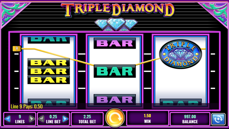 Triple Diamond Slot Game Online