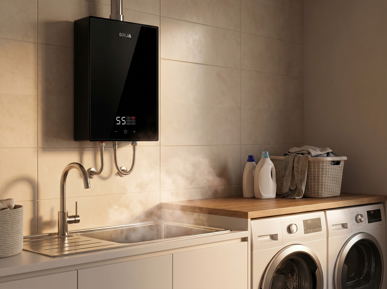 Calentador de agua eléctrico instantáneo Drija CLTE9KW