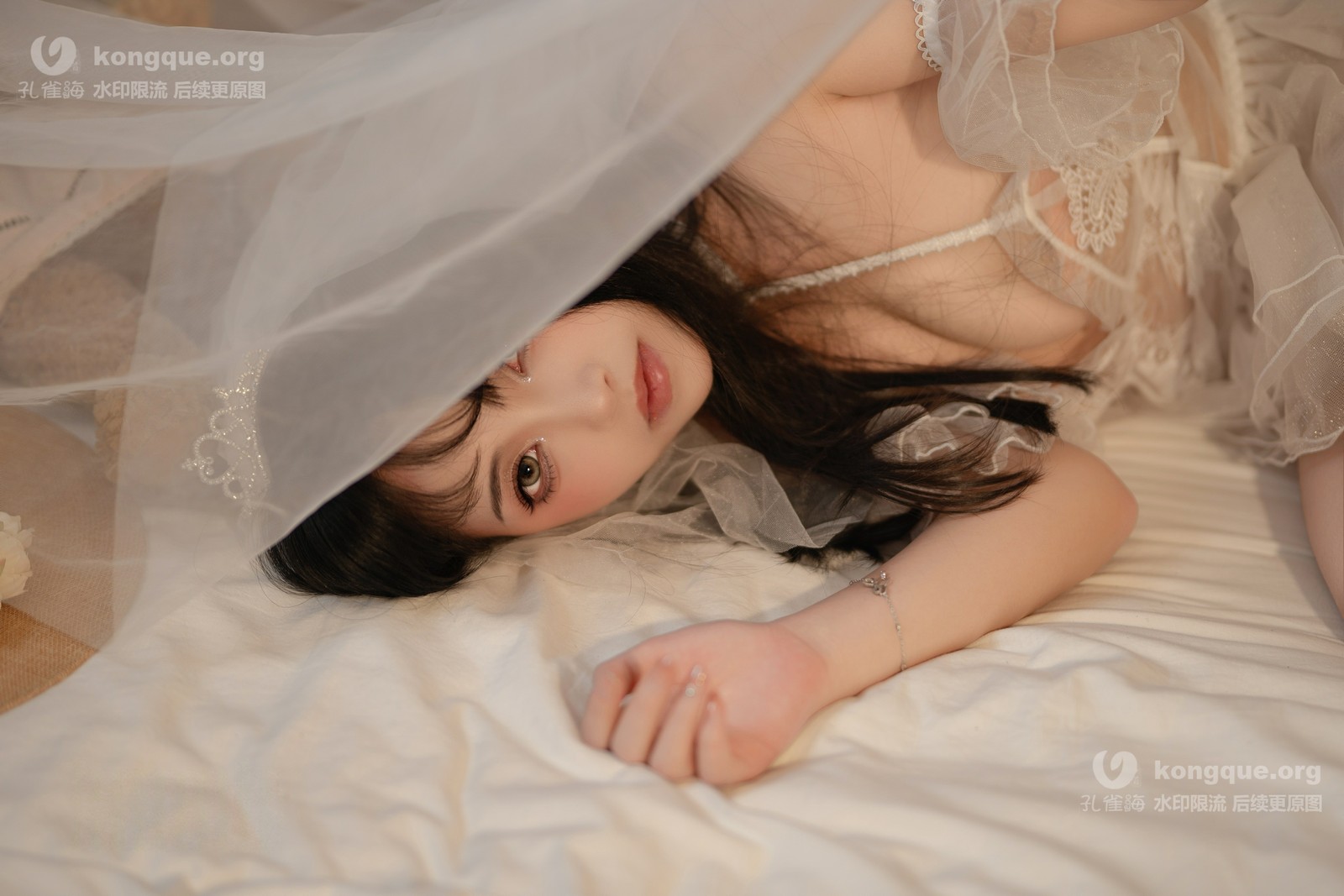 Bangni邦尼 – 白色花嫁 Cosplay 高清写真集（85P-1.02GB）插图7
