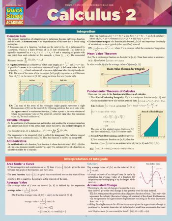 Calculus II (Quick Study Academic)