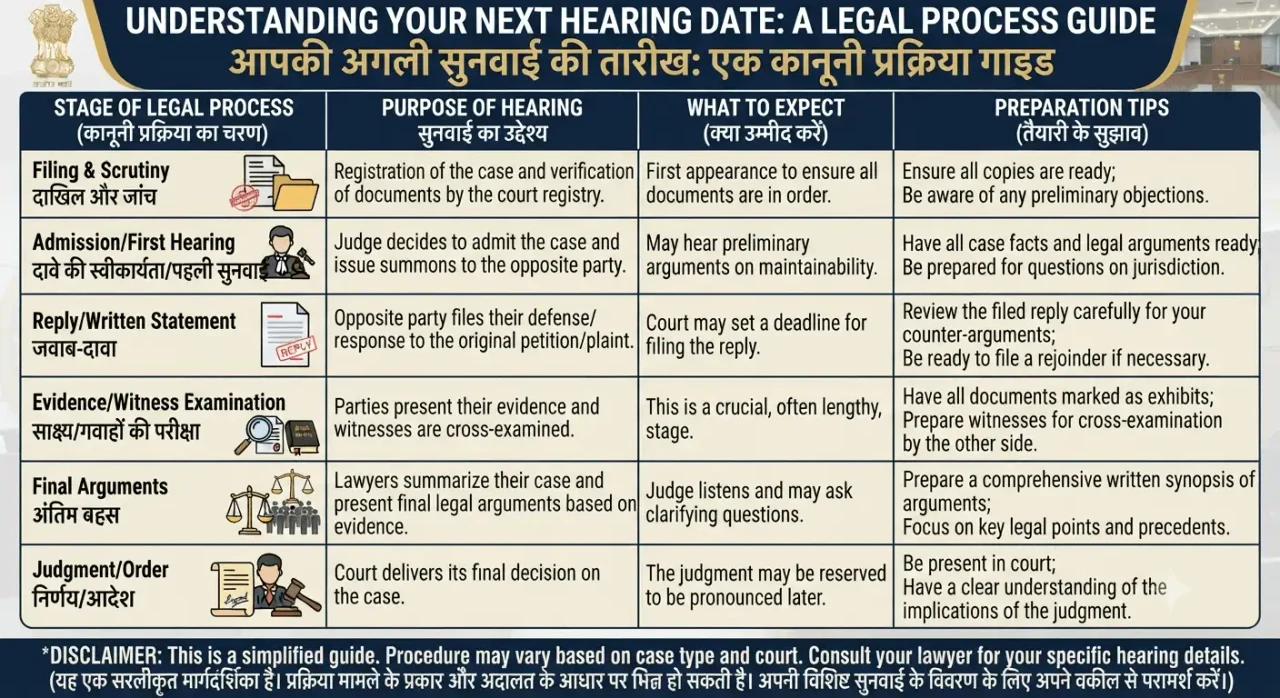 Next Hearing Date: How to Check Your Court Case Hearing Date