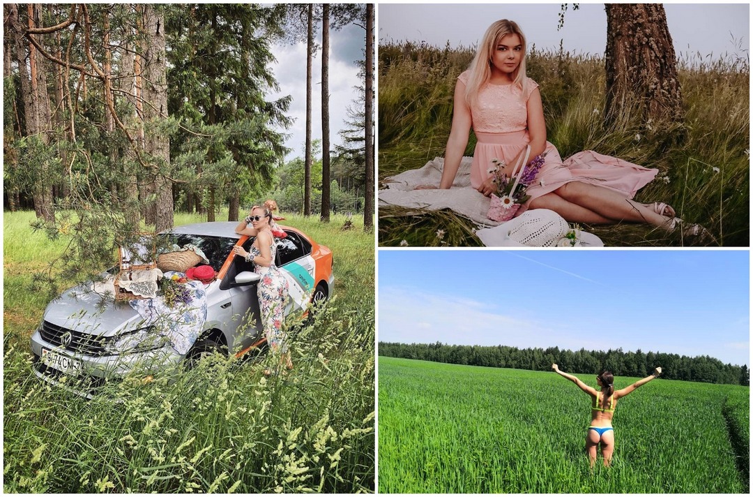 Белоруски отправились в поля, чтобы сделать фоточки для Instagram