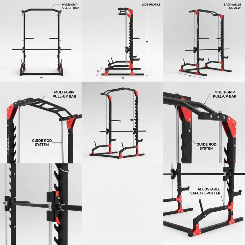 Barre de traction multi-grip