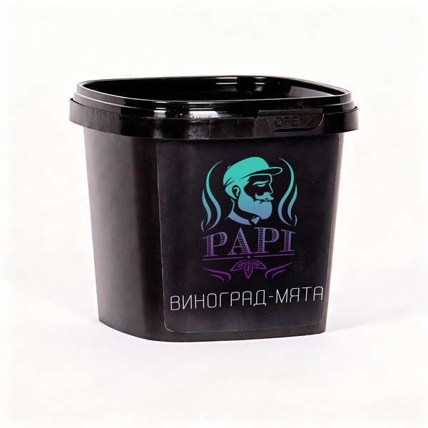 Виноград-мята - классический вкус кальянной смеси PAPI Smoke