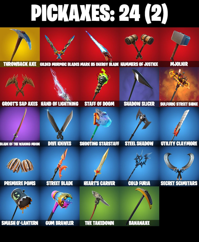 pickaxes comp