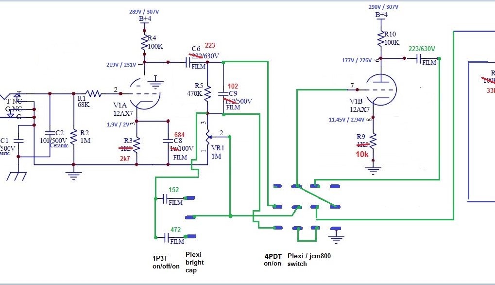 Do I need a grid leak resistor on a 12AX7 bypassed gain stage Telecaster Guitar Forum
