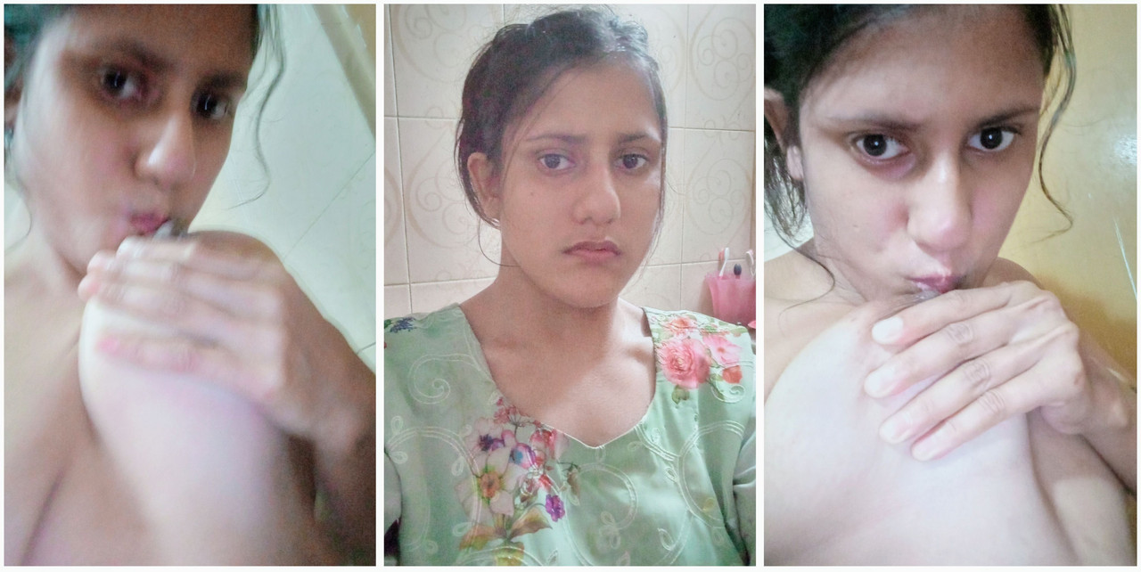 Bangladeshi girl rubbing her boob and pssy part 1